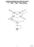 Diagram for 04 - Lower Washarm And Strainer Parts