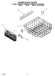 Diagram for 11 - Lower Rack Parts