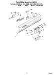 Diagram for 02 - Control Panel Parts