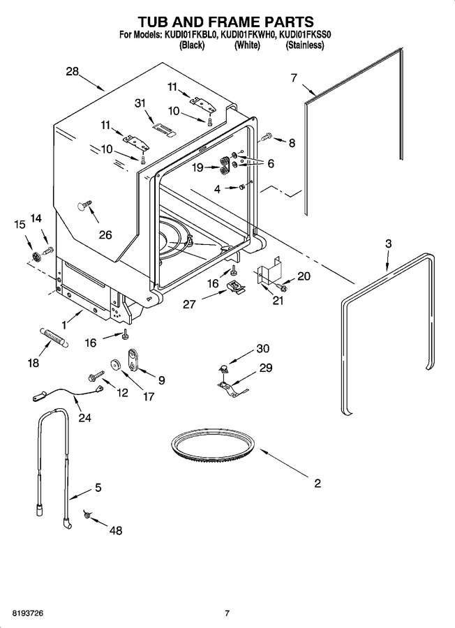 Diagram for KUDI01FKBL0