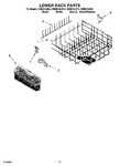 Diagram for 11 - Lower Rack Parts