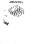 Diagram for 11 - Lower Rack Parts