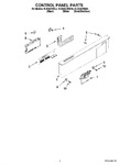 Diagram for 02 - Control Panel Parts