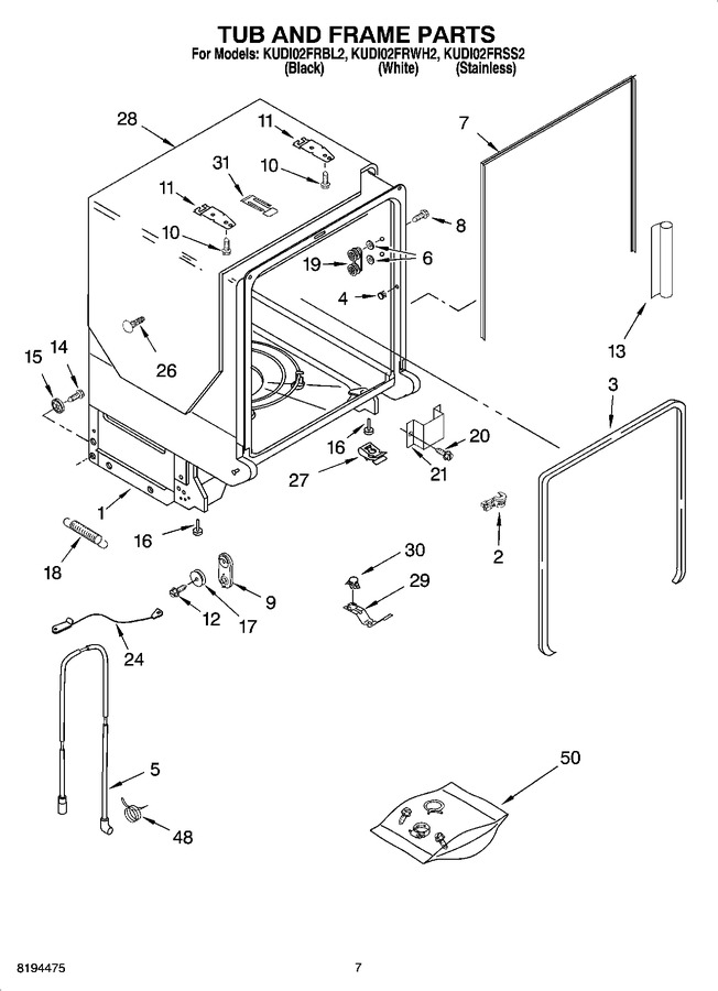 Diagram for KUDI02FRBL2