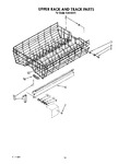 Diagram for 11 - Upper Rack And Track