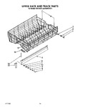 Diagram for 11 - Upper Rack And Track