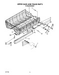 Diagram for 11 - Upper Rack And Track