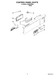 Diagram for 02 - Control Panel Parts