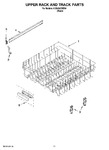 Diagram for 09 - Upper Rack And Track Parts