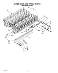 Diagram for 11 - Upper Rack And Track