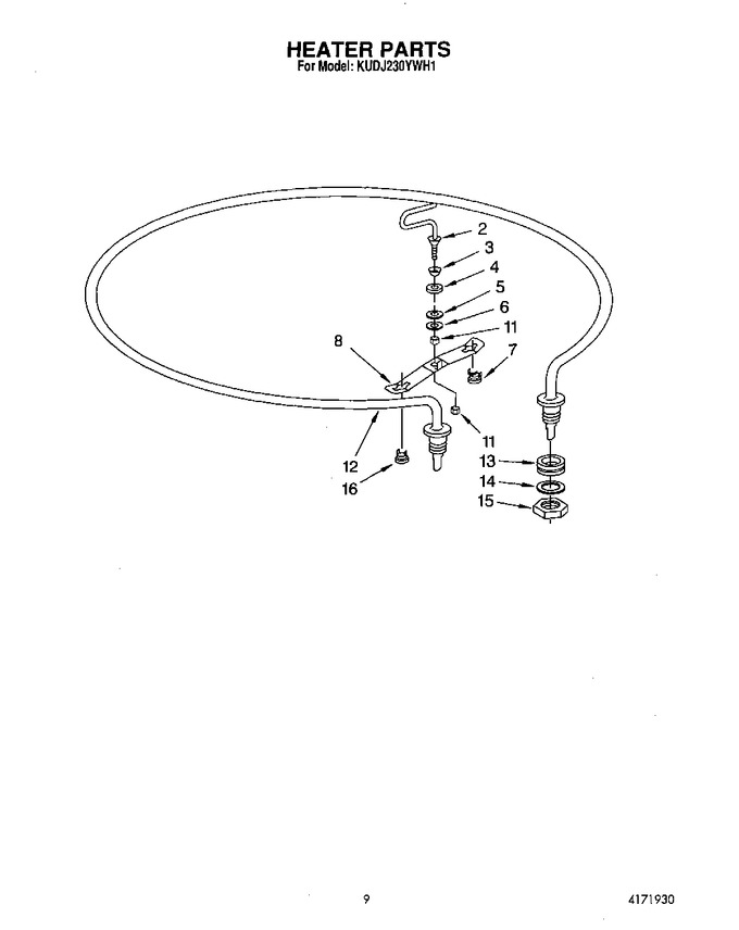 Diagram for KUDJ230YWH1