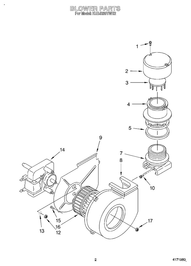 Diagram for KUDJ230YWH2