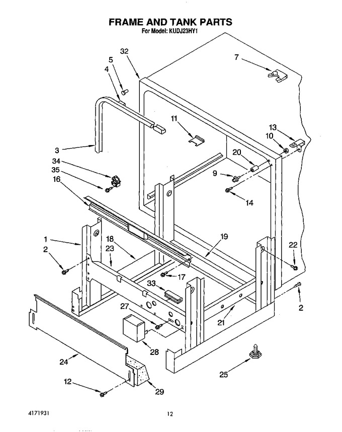 Diagram for KUDJ23HY1