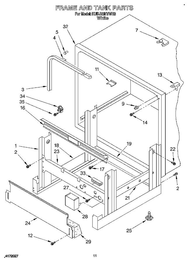 Diagram for KUDJ23HYWH3