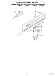 Diagram for 02 - Control Panel Parts