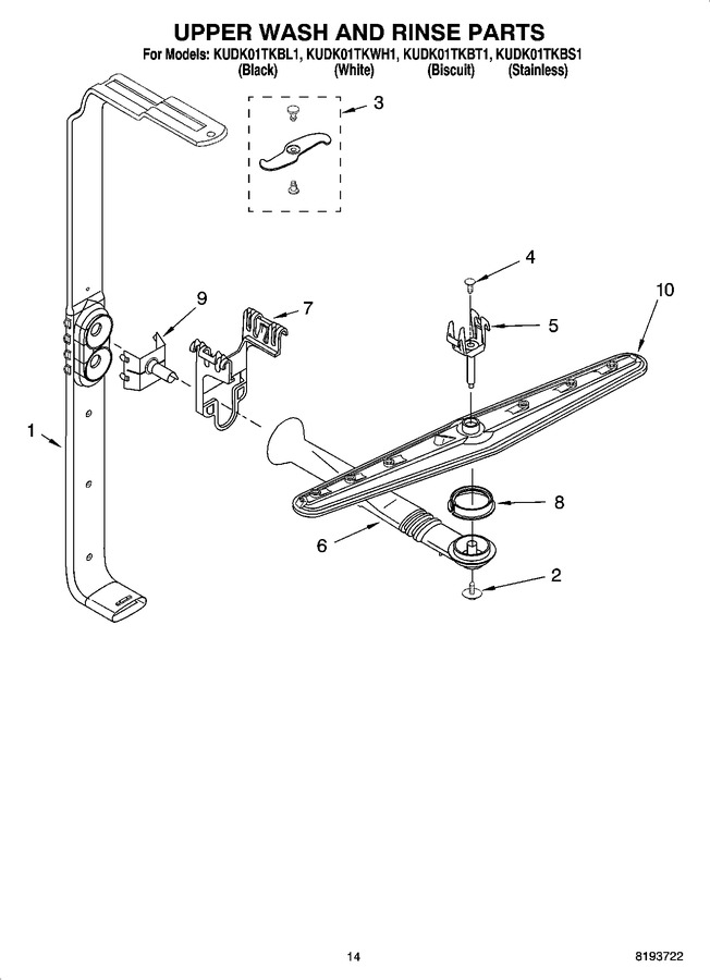 Diagram for KUDK01TKWH1