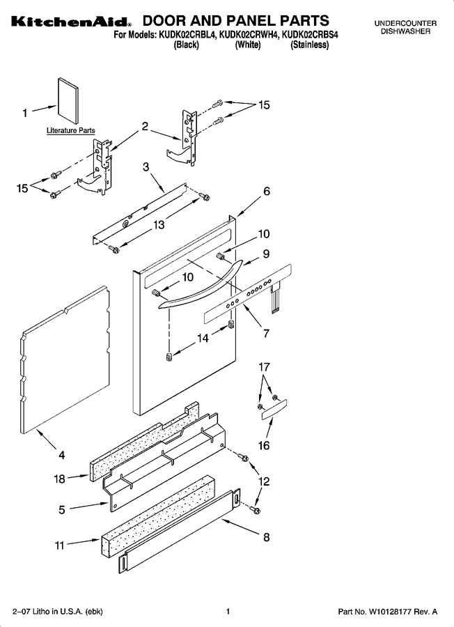 Diagram for KUDK02CRWH4