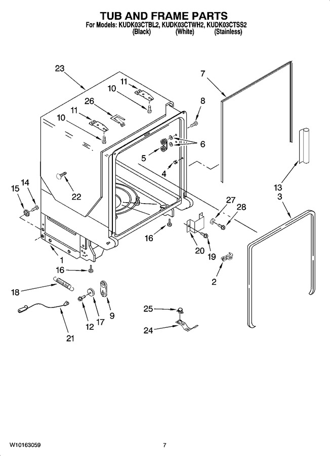 Diagram for KUDK03CTWH2