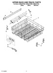 Diagram for 09 - Upper Rack And Track Parts