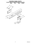 Diagram for 02 - Control Panel Parts