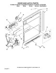 Diagram for 03 - Door And Latch Parts