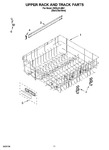 Diagram for 09 - Upper Rack And Track Parts