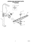 Diagram for 10 - Upper Wash And Rinse Parts