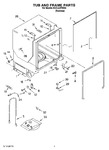 Diagram for 07 - Tub And Frame Parts