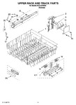 Diagram for 09 - Upper Rack And Track Parts