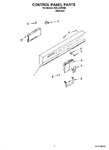 Diagram for 02 - Control Panel Parts