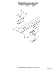 Diagram for 02 - Control Panel Parts