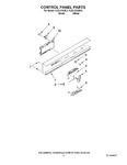 Diagram for 02 - Control Panel Parts