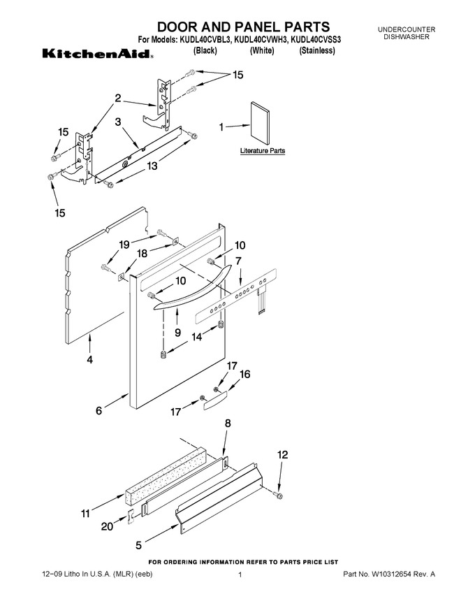 Diagram for KUDL40CVBL3