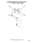 Diagram for 11 - Lower Washarm And Strainer Parts