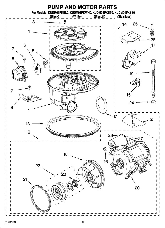 Diagram for KUDM01FKBL0