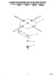 Diagram for 04 - Lower Washarm And Strainer Parts