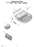 Diagram for 10 - Lower Rack Parts