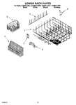 Diagram for 10 - Lower Rack Parts