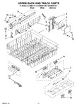 Diagram for 09 - Upper Rack And Track Parts