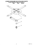 Diagram for 04 - Lower Washarm And Strainer Parts