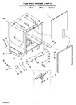 Diagram for 05 - Tub And Frame Parts