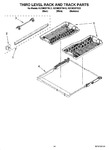 Diagram for 11 - Third Level Rack And Track Parts