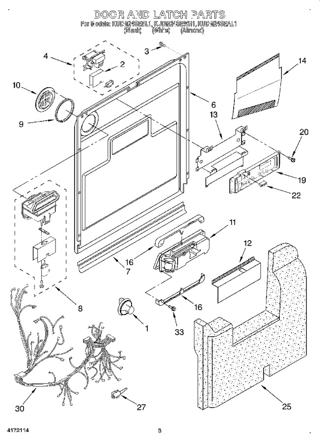 Diagram for KUDM24SEAL1