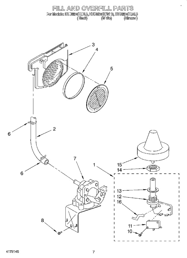 Diagram for KUDM24SEAL3