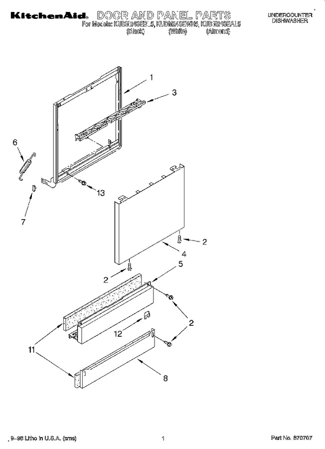 Diagram for KUDM24SEBL5