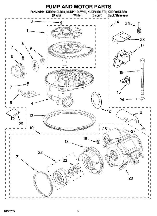 Diagram for KUDP01DLBT0