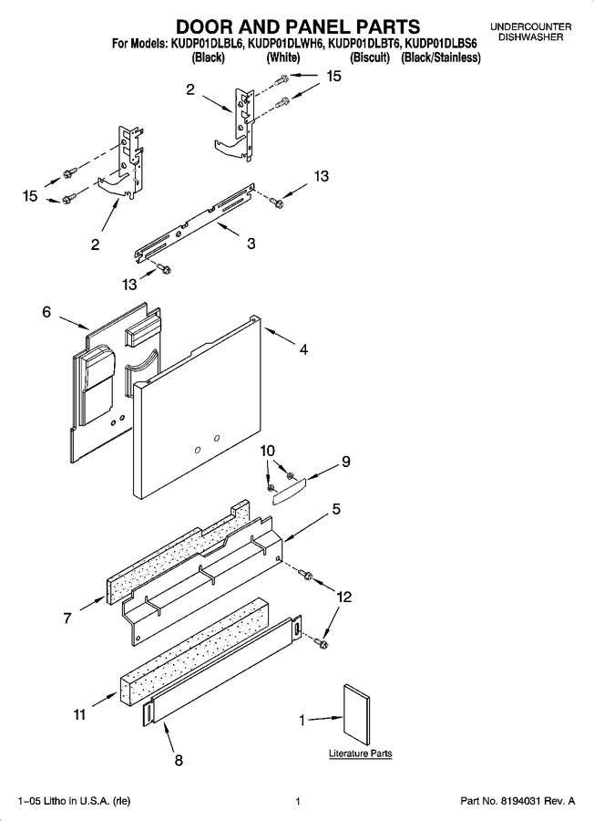 Diagram for KUDP01DLBT6