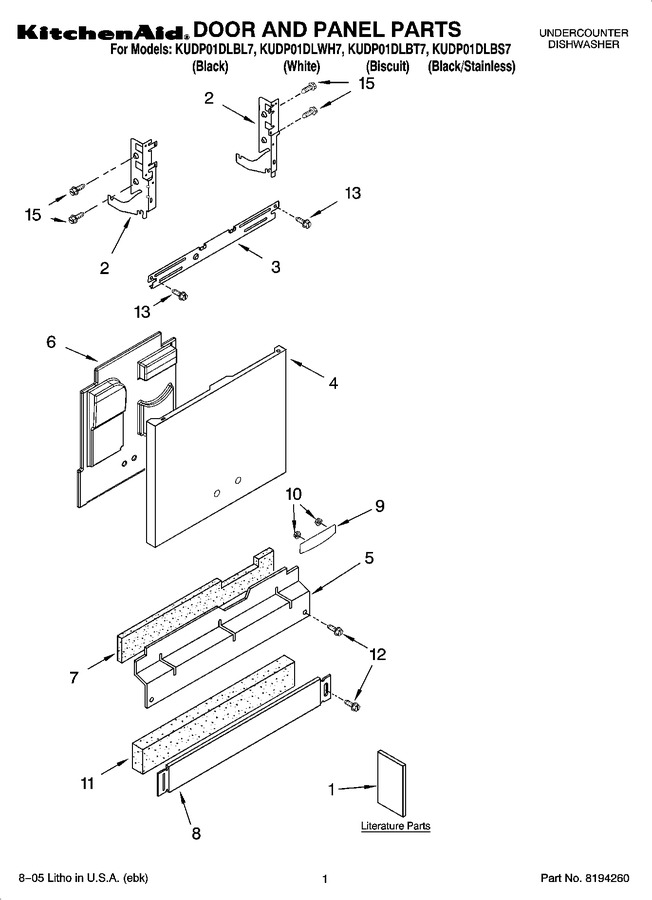 Diagram for KUDP01DLBT7