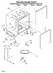 Diagram for 07 - Tub And Frame Parts