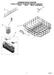 Diagram for 11 - Lower Rack Parts